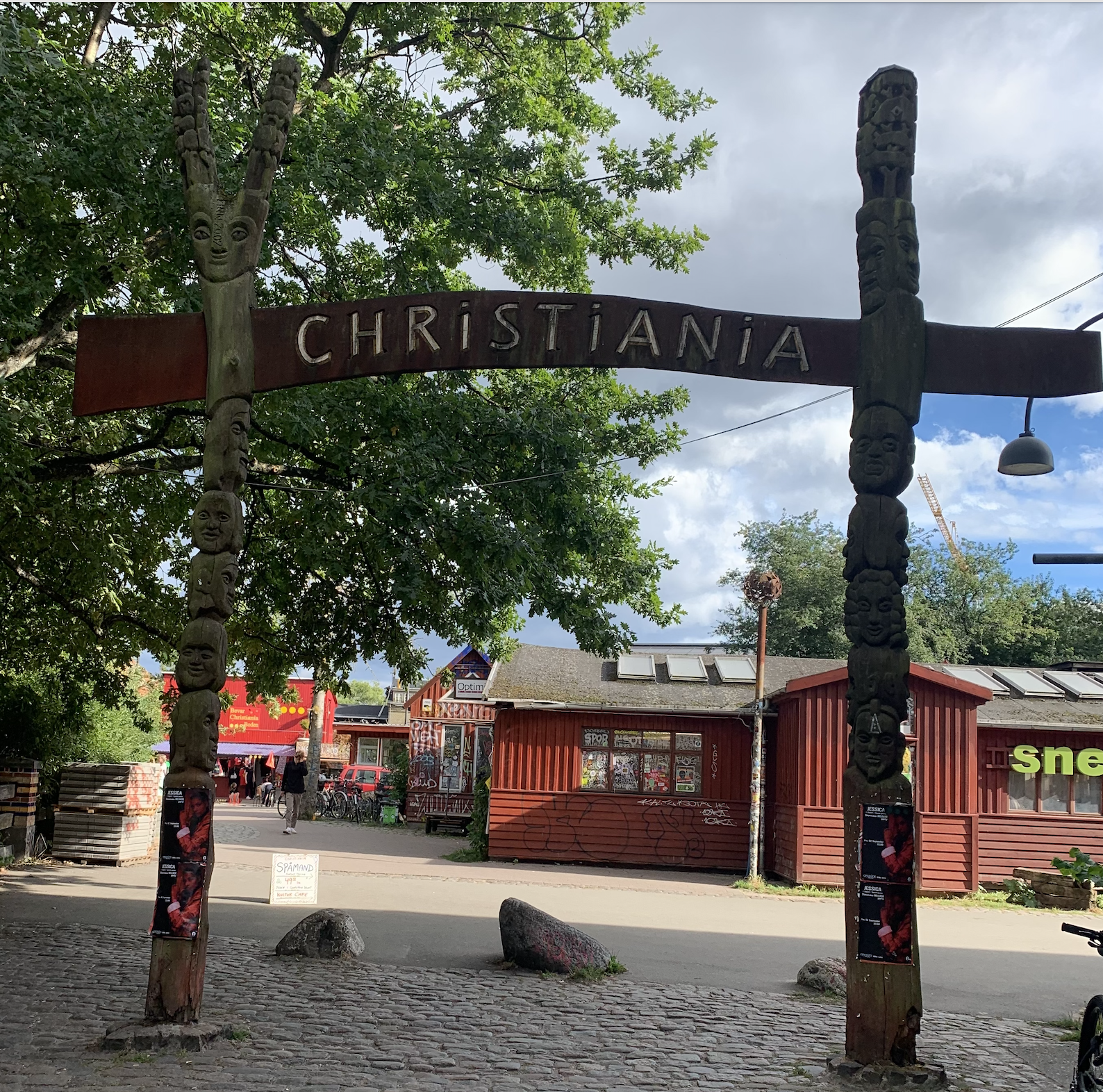 Christiania – čtvrť v Kodani, kde platí vlastní zákony
