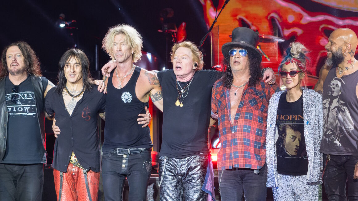 Kontroverzná rocková kapela Guns N‘ Roses turbulentne vzostupila